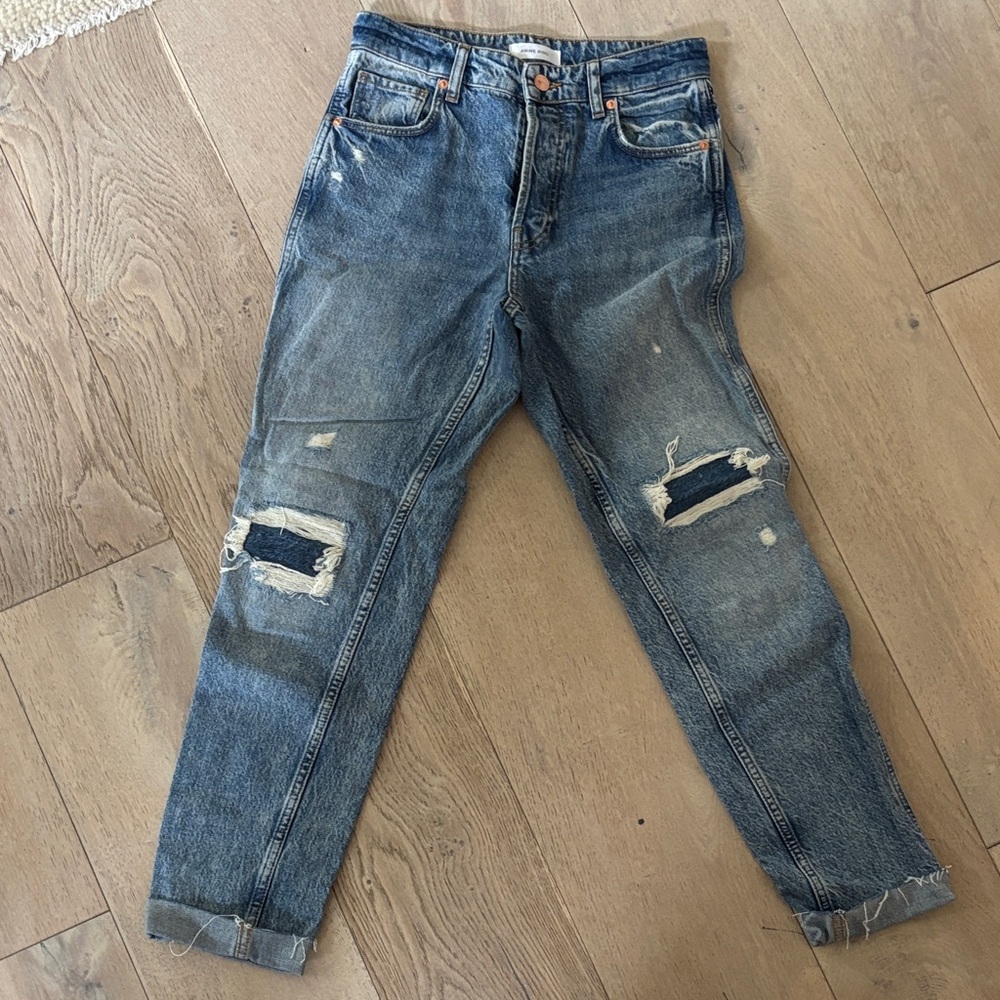 Anine Bing Classic Blue Denim Jeans